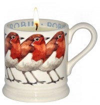 *SOLD OUT* Emma Bridgewater 1/2 Pint Candle Mug - Robin
